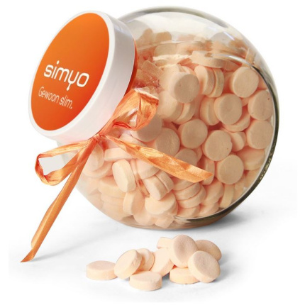 Bonbonglas mit 1100g Pfefferminzbonbons - Topgiving